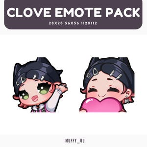 Valorant Clove Emote Pack | For Twitch, Discord, Youtube