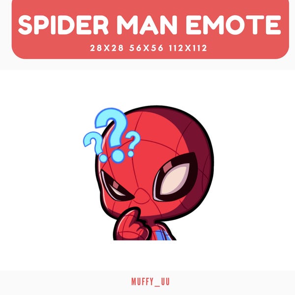 Spider-man / Marvel Rivals Emote | For Twitch, Discord, Youtube