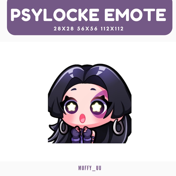 Psylocke / Marvel Rivals Emote | For Twitch, Discord, Youtube