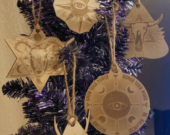 Yule solstice ornaments Alternative Christmas ornaments