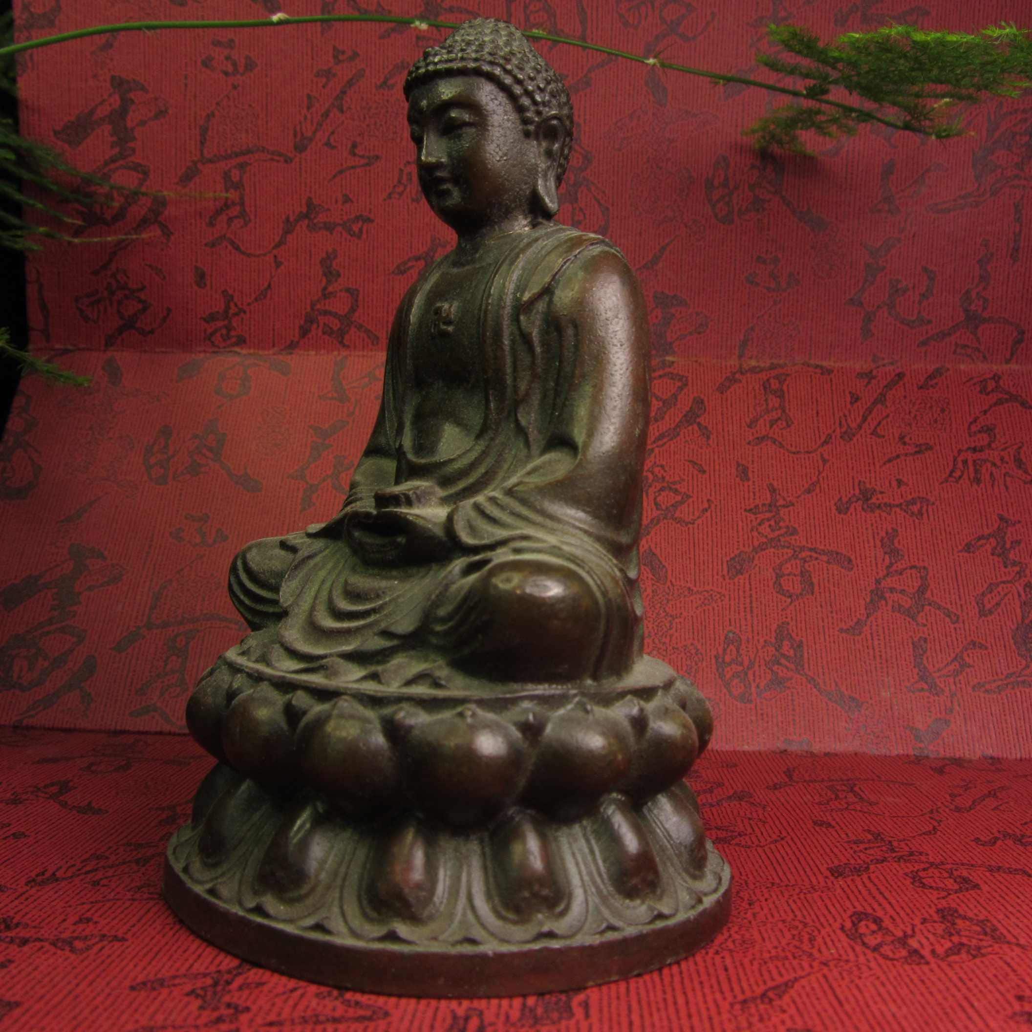 ★復古レトロ★禅の意 仏像 風水開運 縁起物 リビングルーム 玄関アクセサリー 盆栽景観葉アクセサリーBJ005 禅意 無相仏像 陶器製 置物 仏像 インテリア 風水 飾り