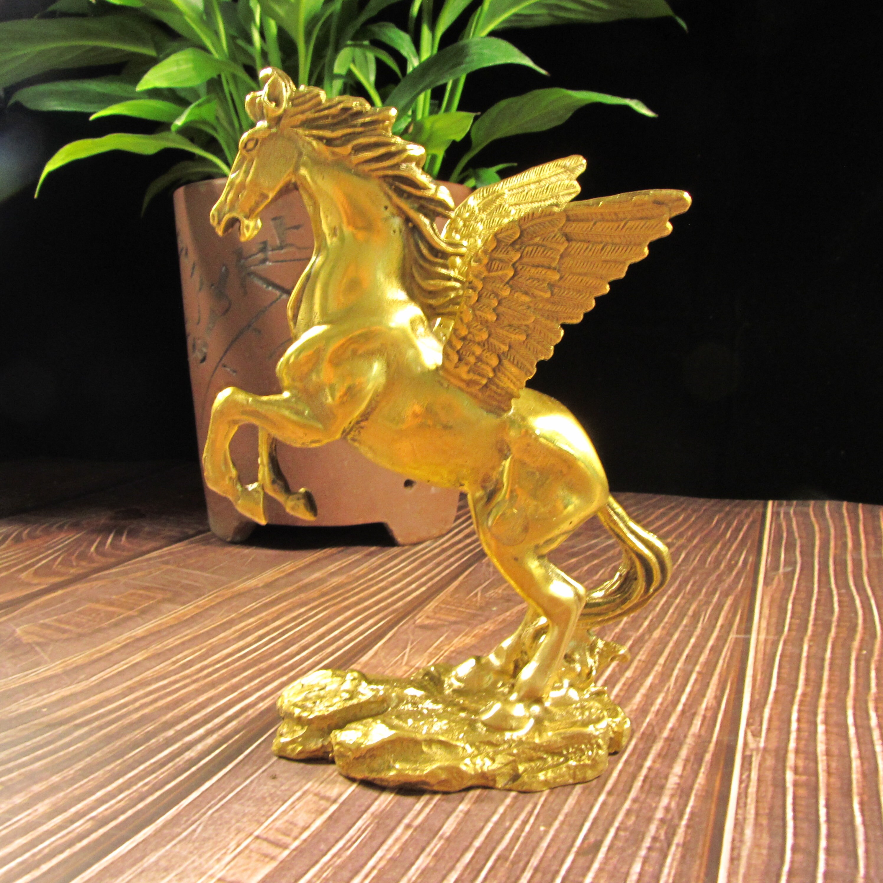 6.2 Inches High Fine Brass Pegasus Statue Sky Horse Winged | Etsy