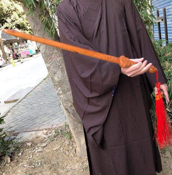 Chinese Traditions Peach Wood Sword Cinnabar Feng Shui Blessing