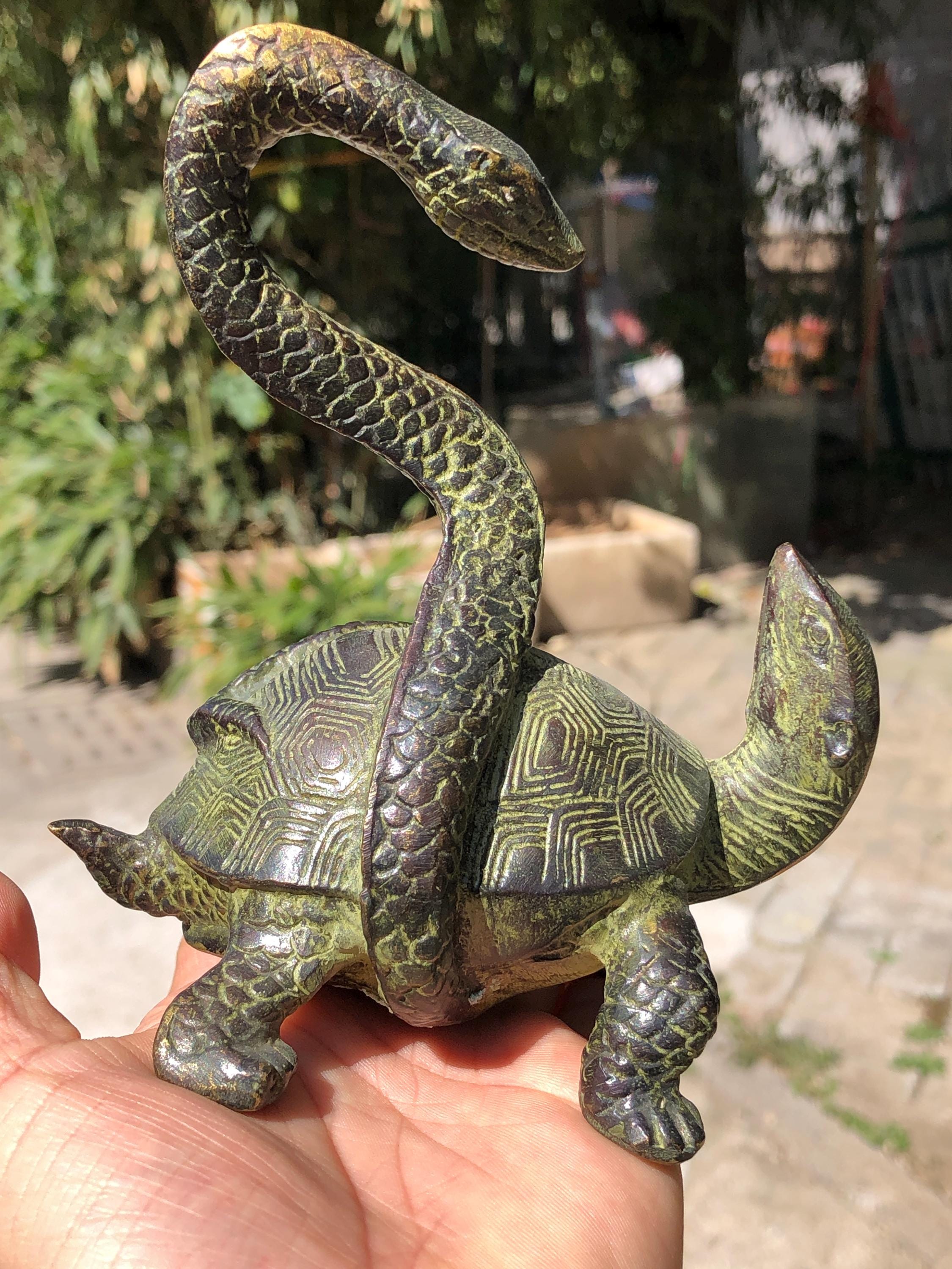 古銅獅子 置物 850g 東キ8-0307☆2F トヒカヒ il_fullxfull.6777831663_m8e6.jpg