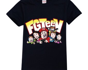 FGTeeV 02 The Family Gaming Team Kid's T Shirt 100% Cotton