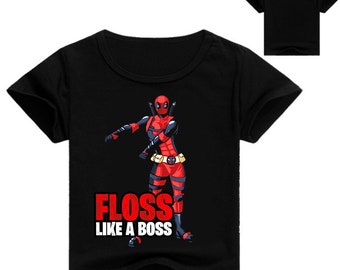 Fοrtnitе Floss Like A Boss FTNITE Kid's T Shirt Cotton