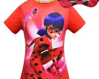 Miraculous Ladybug 02 Unisex Kid T Shirt 100% Cotton