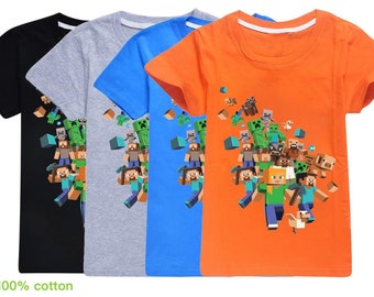 Minеcrаft Kid's T Shirt 100% Cotton