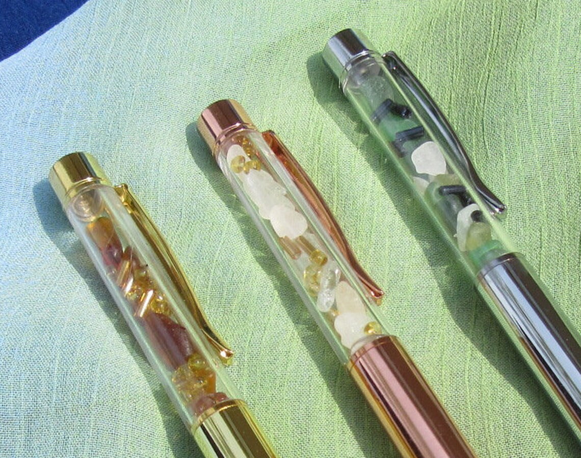 Black Ink Pen tube filled with genuine Northumberland Sea Etsy