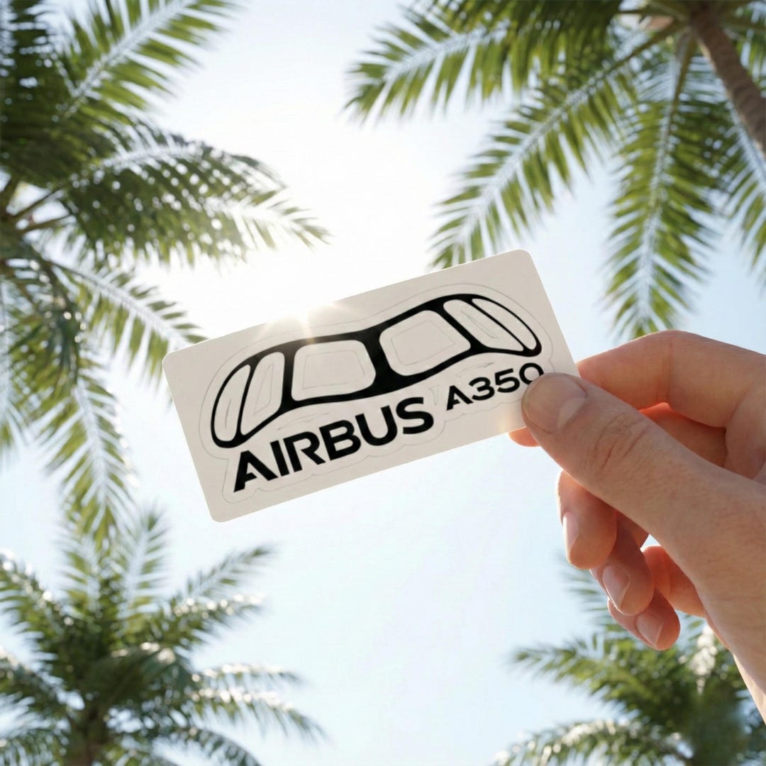 Custom Airbus Cockpit Window Sticker, Aviation Stickers, Pilot Stickers ...