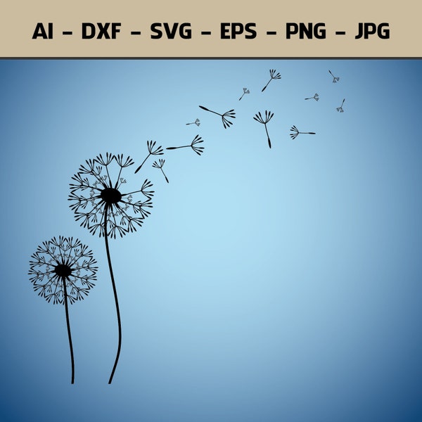 Pustezahn SVG, Instant & Digital Download, für Silhouette, Cricut, Plotter, PNG, DIY, persönliche und kommerzielle Nutzung