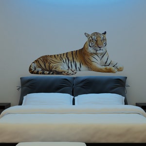 Big Wild Tiger Wall Art Sticker Vinyl Transfer Graphic Decal Home Decor ...