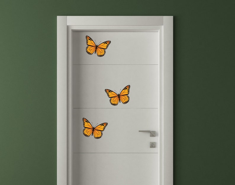 Monarch Butterfly Wall Art Sticker Vinyl Decal Home Decor UK - Etsy
