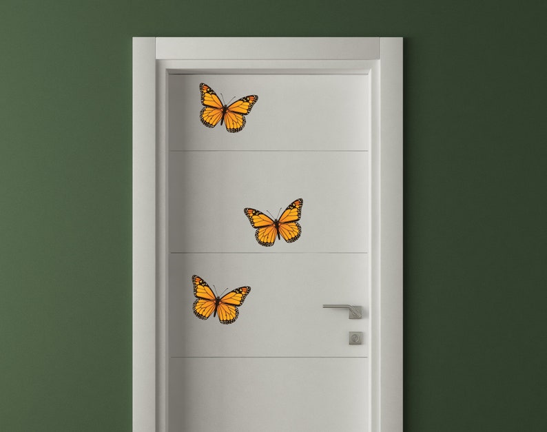 Monarch Butterfly Wall Art Sticker Vinyl Decal Home Decor UK Etsy