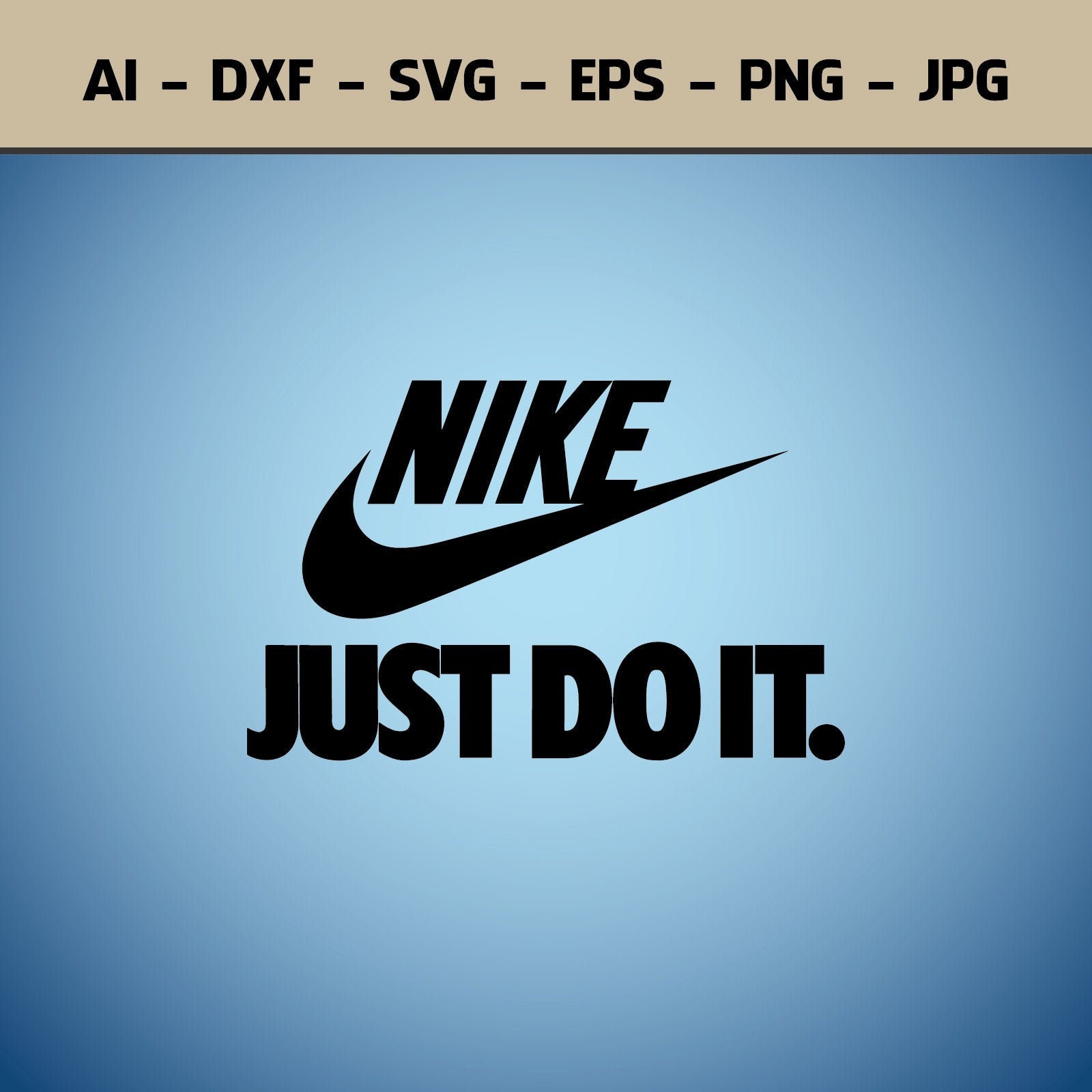 Nike Just Do It Svg