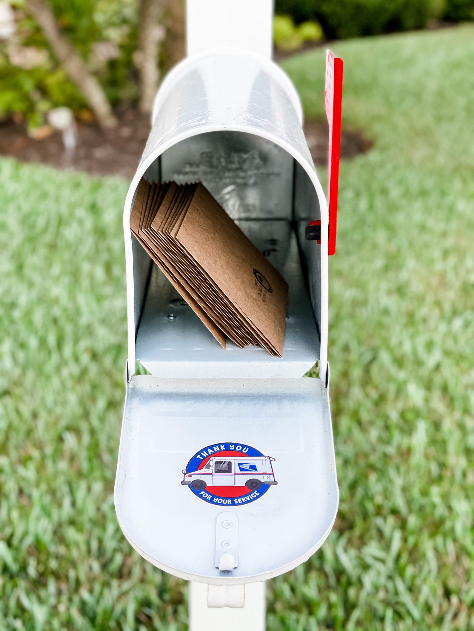 Merci USPS Mailbox Sticker Autocollant de décalque de vinyle Etsy