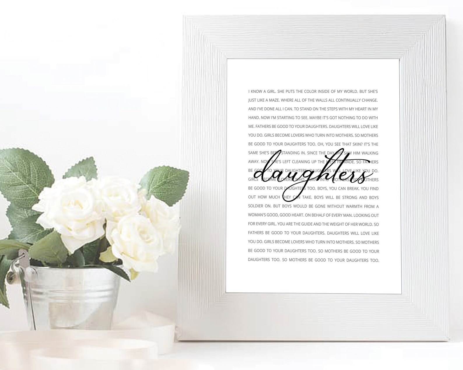 John Mayer Daughters John Mayer Lyrics John Mayer Wall Art Etsy John Mayer Daughters John Mayer Lyrics John Mayer Wall Art Etsy