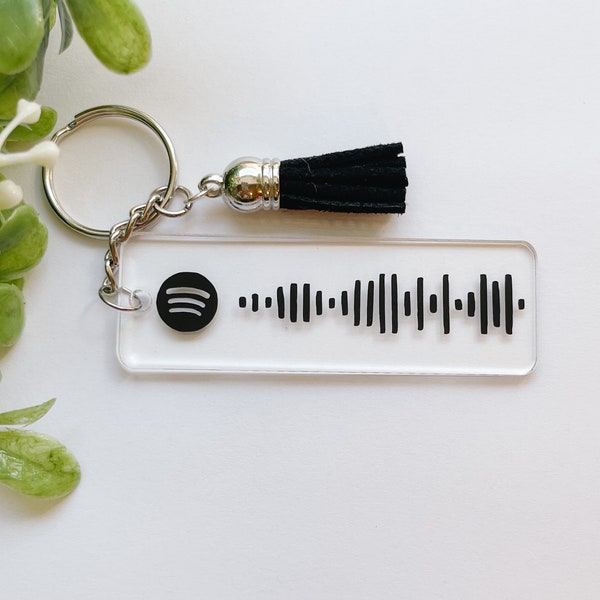 Spotify Code Keychain Rectangle