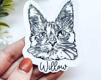 Custom Pet Face Sticker