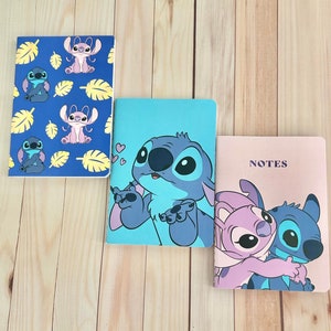  Classic Disney Lilo and Stitch Merchandise Bundle for Kids - 3  Pc Bundle with Stitch Pencil Holder Flower Stampers, and Stickers