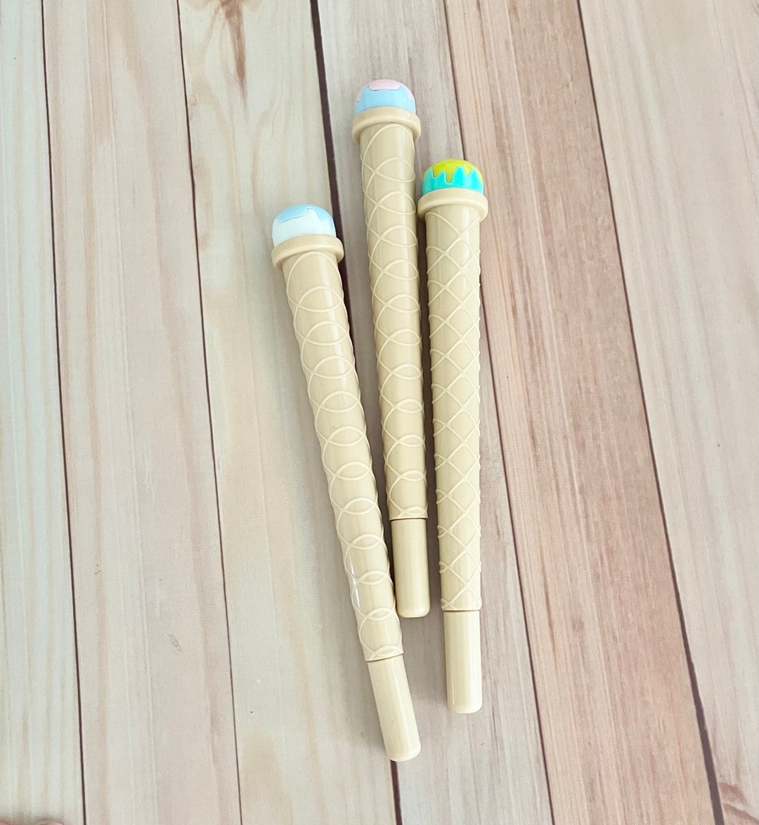 Ice Cream Pen Ice Cream Gift Present Cute Pen Gel Pen Ice Etsy
