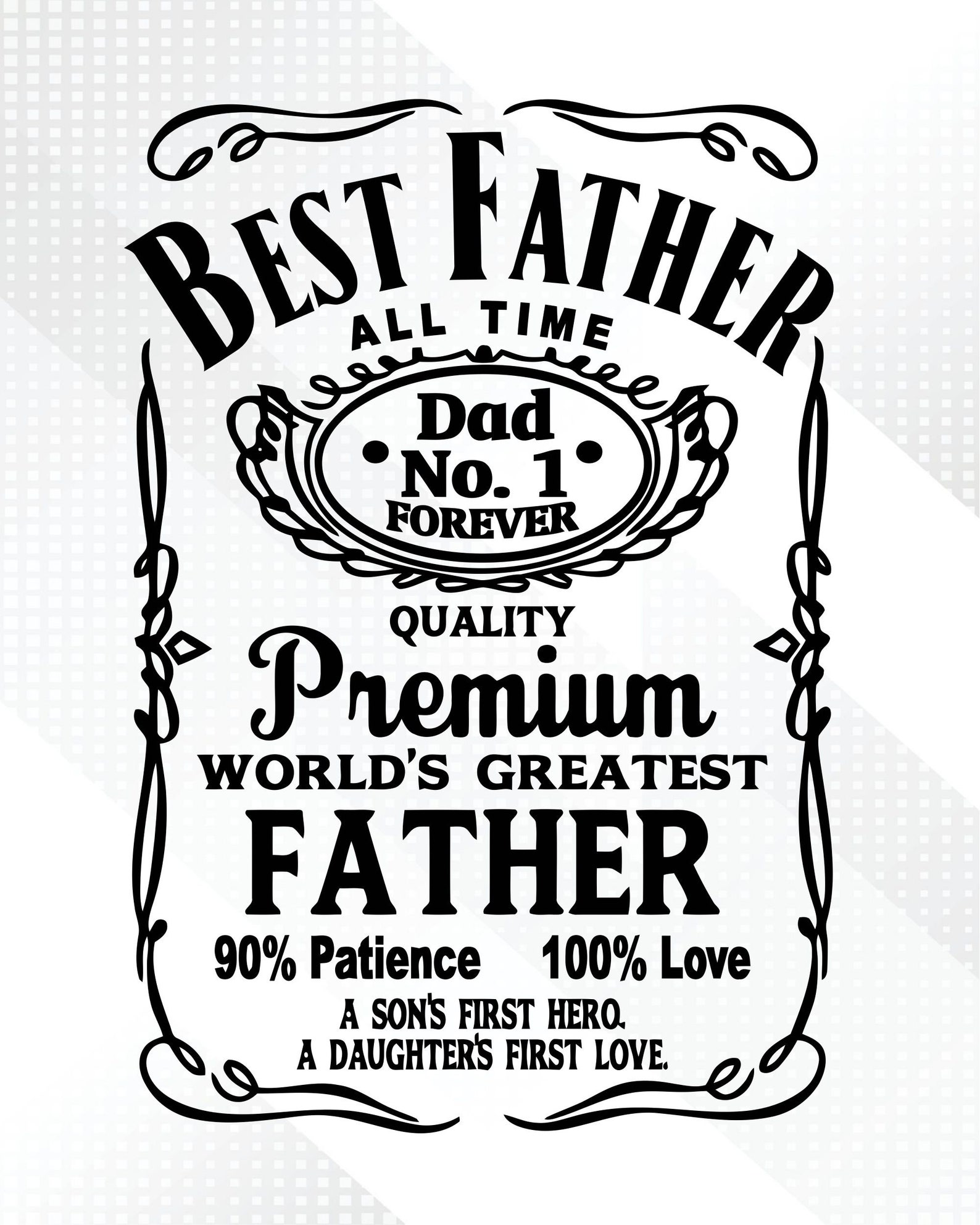 Submitting To My Best Friends Dad Free Best Father All Time Dad No. 1 Svg Dad T Shirt Svg | Etsy