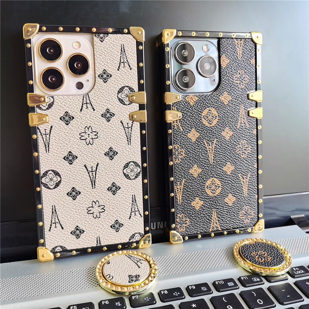 Silicone Pu Leather Pattern Luxury Fashion Designer Grip Etsy