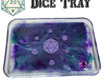 Purple Dice Tray