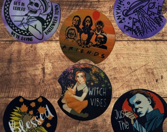 Samhain and Horror  Inspired Car Coasters