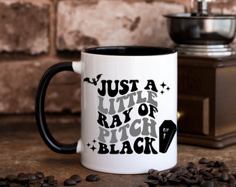 Sarcastic Gothic Black and White  Mug