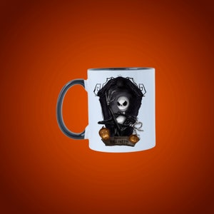 Dark Coffin Jack, Nightmare Christmas Large Capacity Drinking Mug image 2