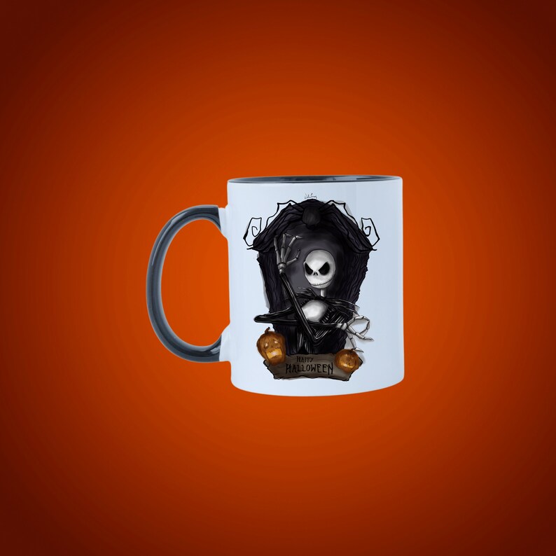 Dark Coffin Jack, Nightmare Christmas Large Capacity Drinking Mug image 2