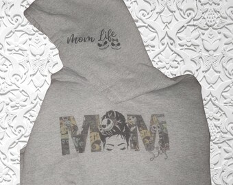 Skeleton MOM, Jack Fleece Pullover Hoodie