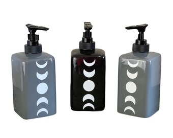 Moon Phase Soap/Lotion Dispenser Bottle