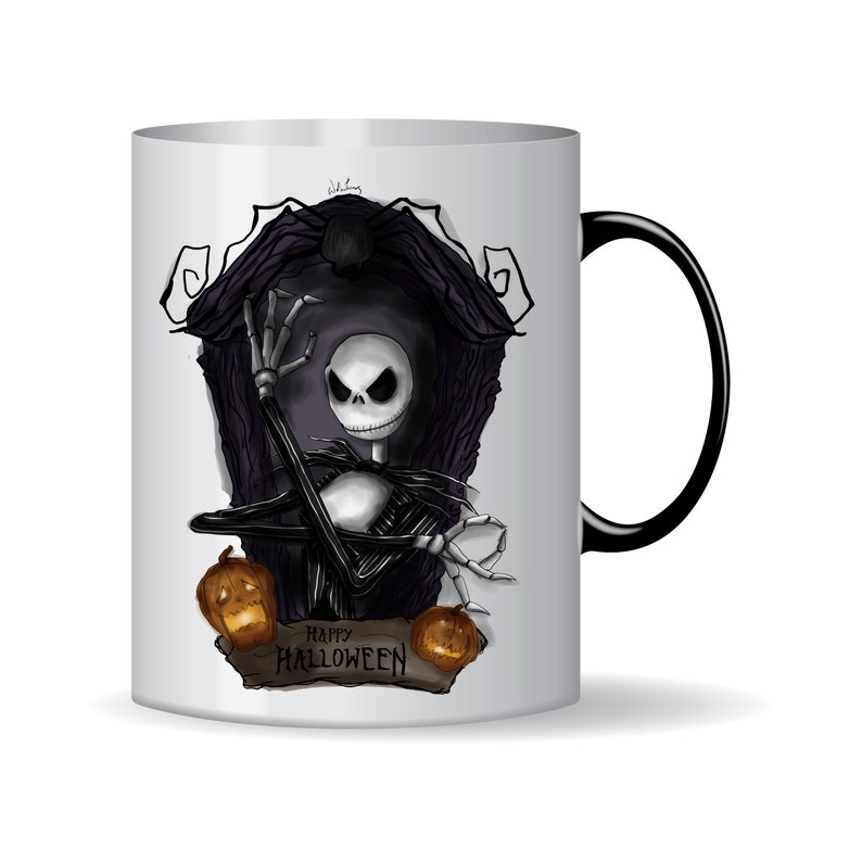 Dark Coffin Jack, Nightmare Christmas Large Capacity Drinking Mug image 7
