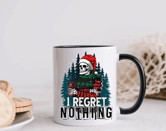 Funny Holiday Skeleton, Yule,  Large Capacity, Coffee or Tea Mug