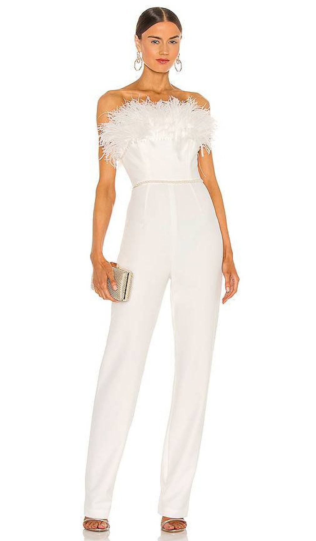 Bridal Jumpsuit Reception Outfit Rehearsal Dinner Jumpsuit Etsy