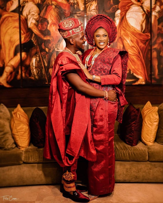 Couple dress for shop marriage party