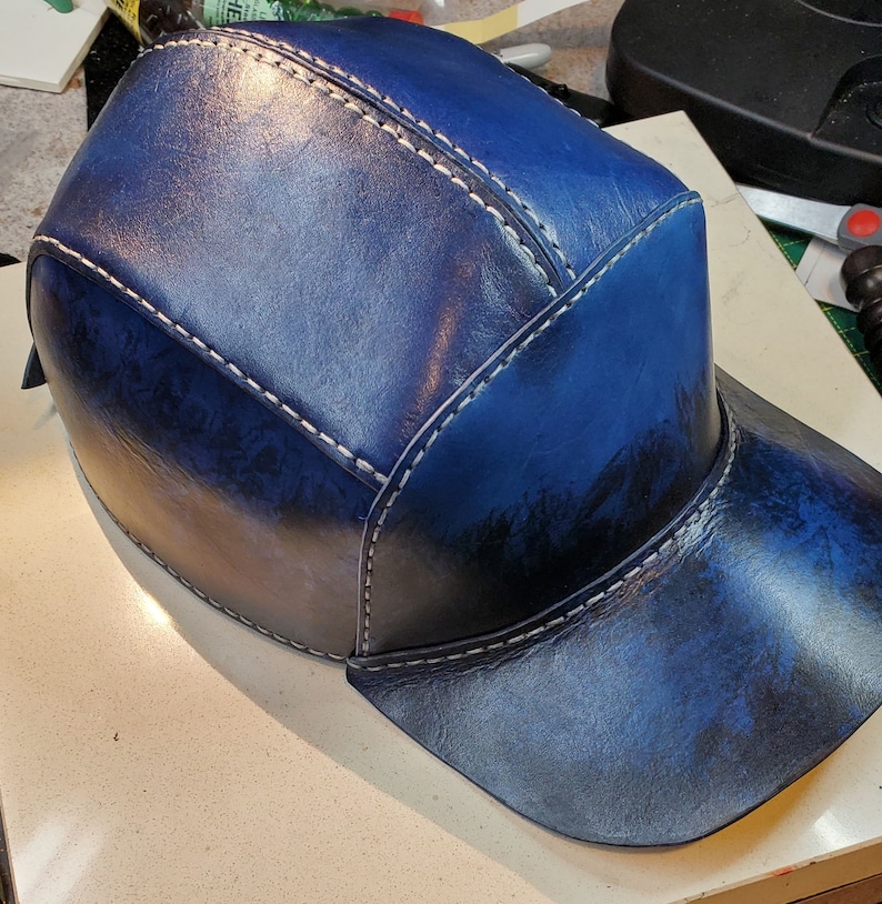 Leather Baseball Cap Etsy