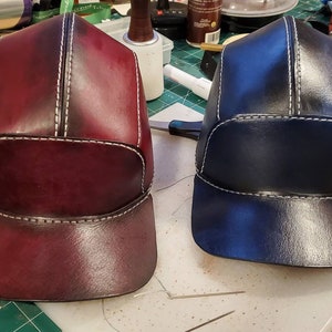 Leather Baseball Cap