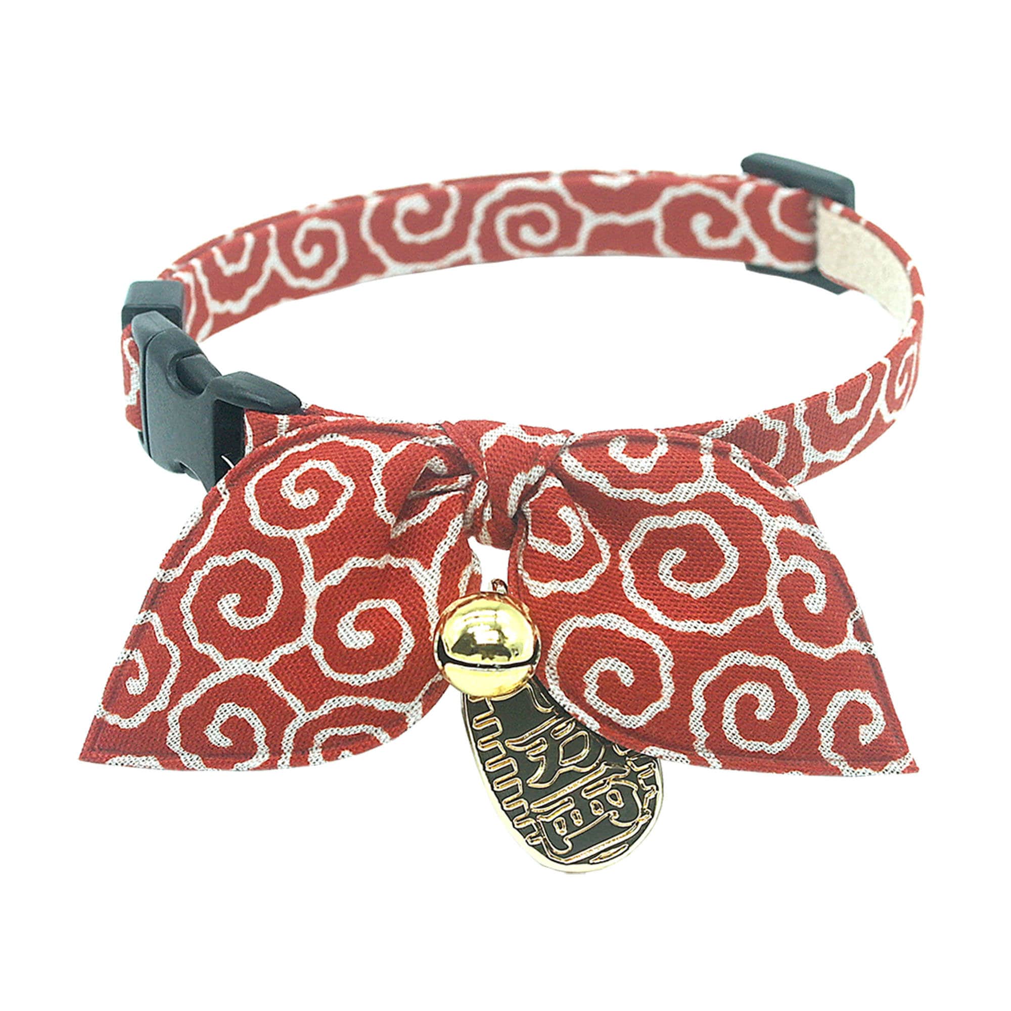 PetSoKoo Bunny Ears Scarf Bowtie Cat Collar. Japanese '千万两' C…