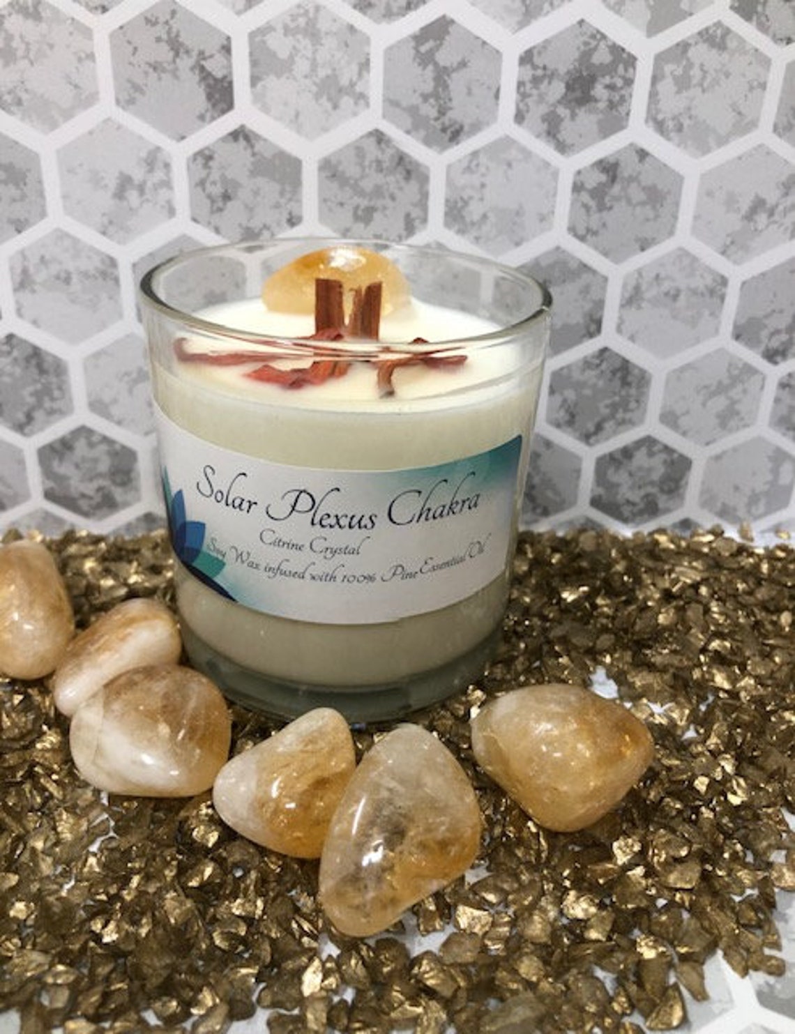 Reiki Infused Chakra Healing Candle Etsy