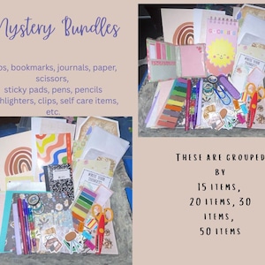 Mystery Book Bundles, Journaling Bündel, Bücherwurm