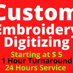 Custom Embroidery Digitizing, Logo Digitizing, Embroidery Digitizing Service, Image Digitizing Embroidery, Custom Digitize