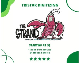 Digitalizzazione di ricami personalizzati, Digitalizzazione di logo, Servizio di digitalizzazione di ricami, Digitalizzazione di immagini Ricamo, Digitalizzazione personalizzata