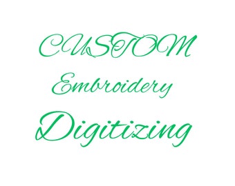 Custom Embroidery Digitizing, Logo Digitizing, Embroidery Digitizing Service, Image Digitizing Embroidery, Custom Digitize