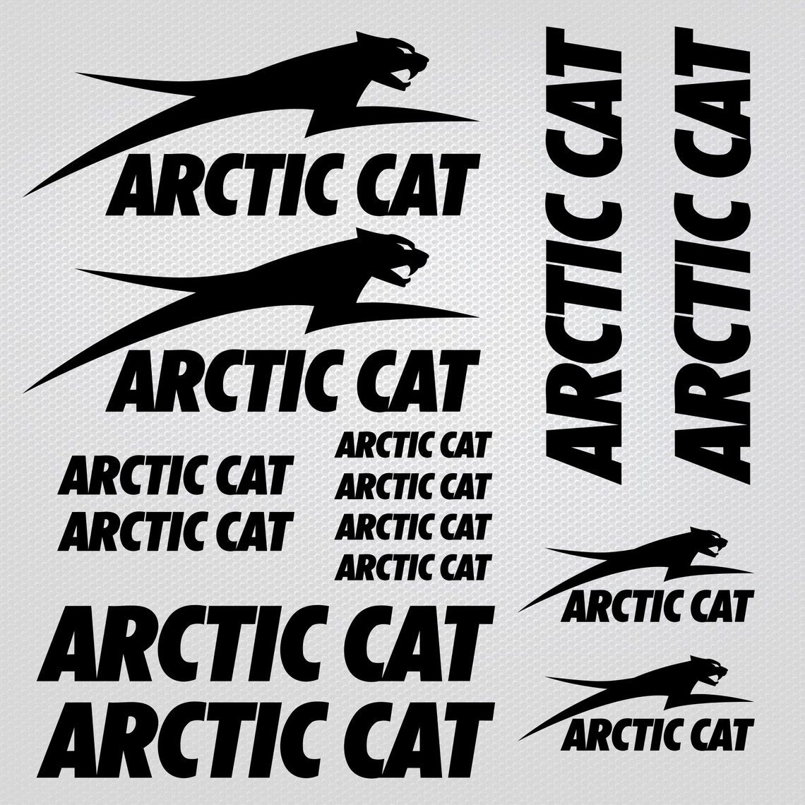 Arctic cat sticker arctic cat decal vinyl decal sticker Etsy