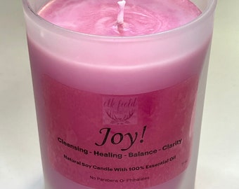 JOY! Healing & Cleansing All-Natural Scented Soy Candle