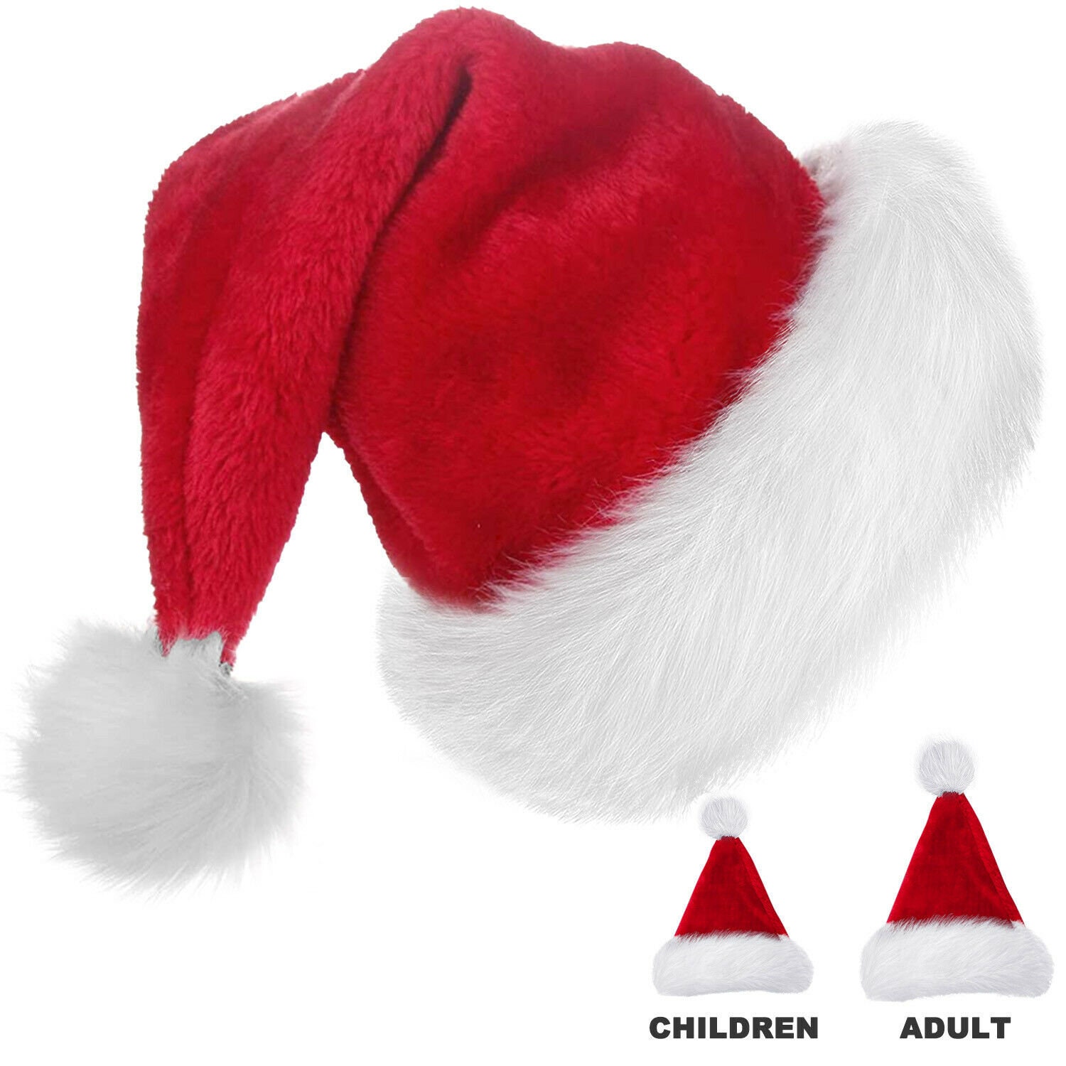 Santa Claus Caps Santa Hat Unisex Christmas Decoration Family - Etsy