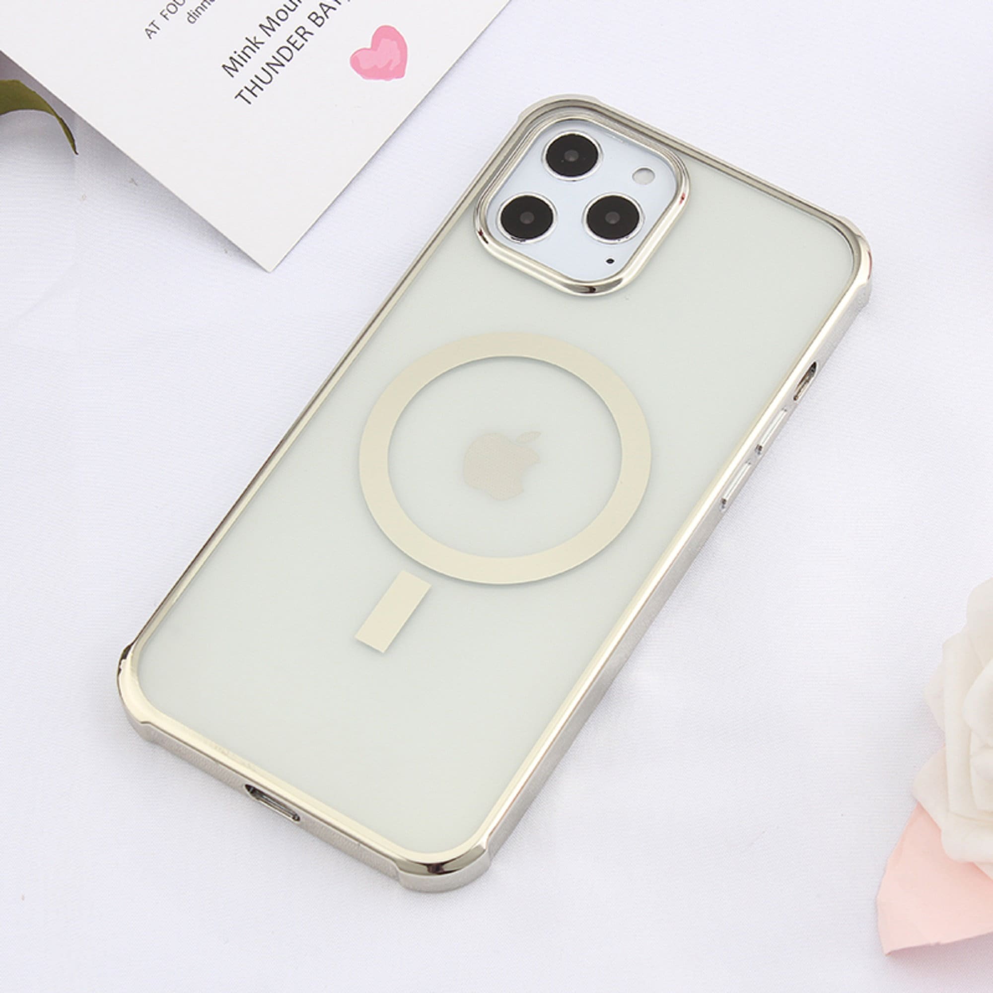 Clear Magsafe Case For Iphone 13 12 Pro Max Mini Magnetic Etsy Uk